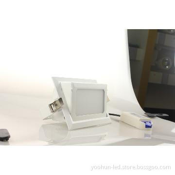 Square led downlighter, adjustable downlighting for shop